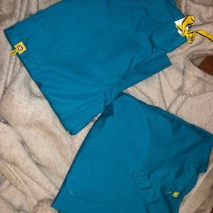 Light Blue Size XS scrubs NWOT